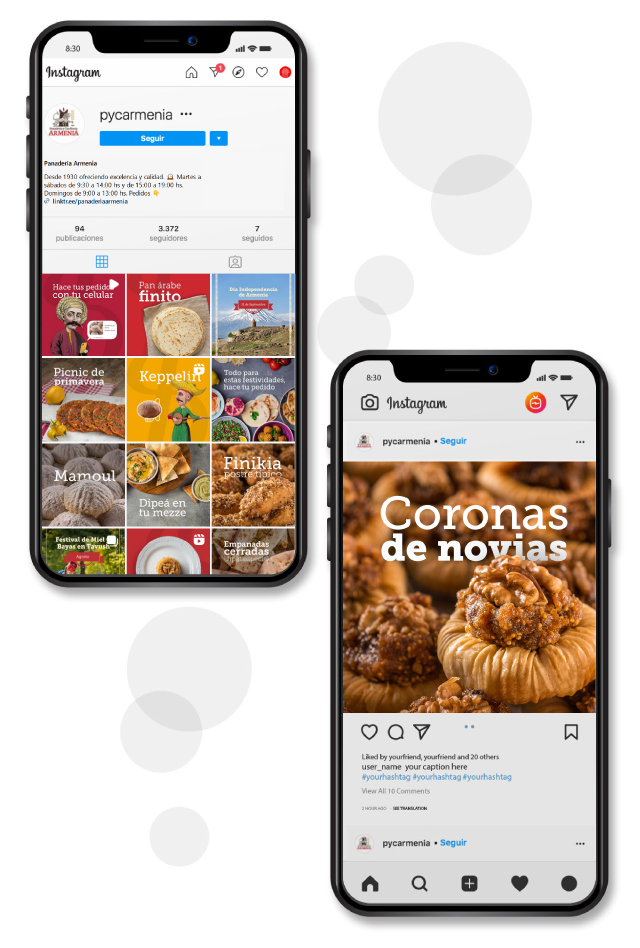 Panadería y Confiteria Armenia - INTERACTIVE / OTHER SERVICES / SOCIAL MEDIA - Aguaviva - We left Brands